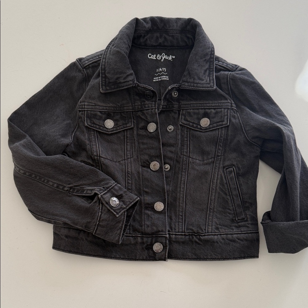 Cat & Jack Charcoal Jean Jacket for Kids